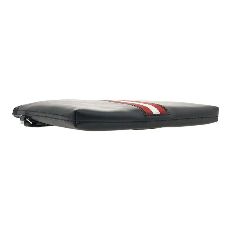 BALLY Leather Clutch Men's Black-3