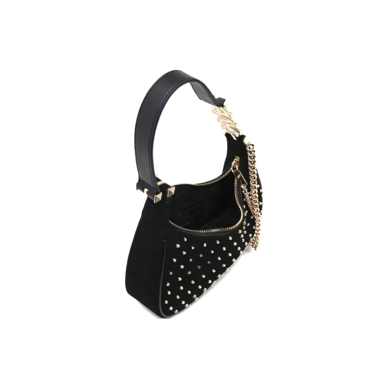 MICHAEL KORS Piper Leather Shoulder Bag, Handbag Women's Black-3
