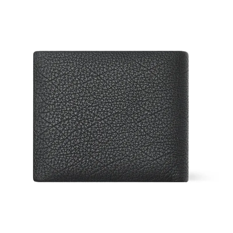 SEPTWOLVES Top Grain Sheepskin Wallets With Money Clip Unisex Black-10