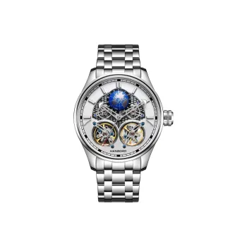 HANBORO Star Collection Automatic Mechanical Movement Watch Men's Watches Cut Out Dial HBR88821G BBB