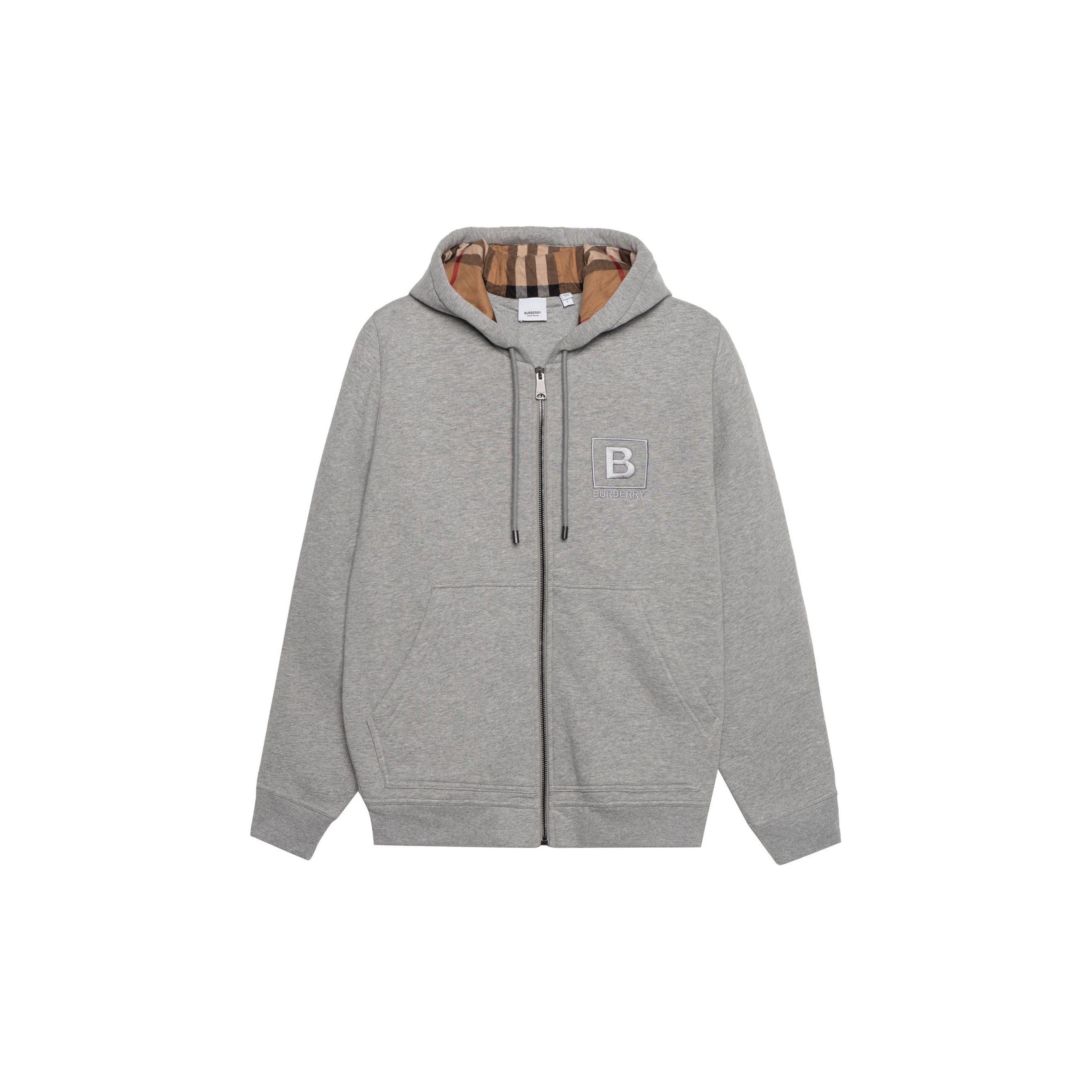 Burberry zipper hoodie hotsell