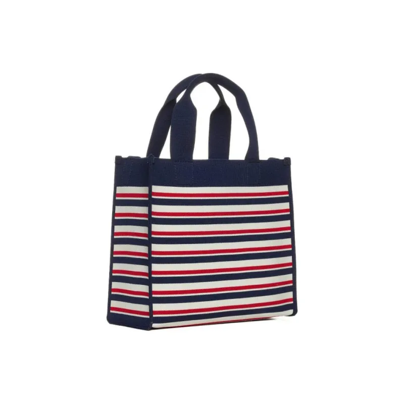 MARNI Striped Open Top Top Handle Bag-2
