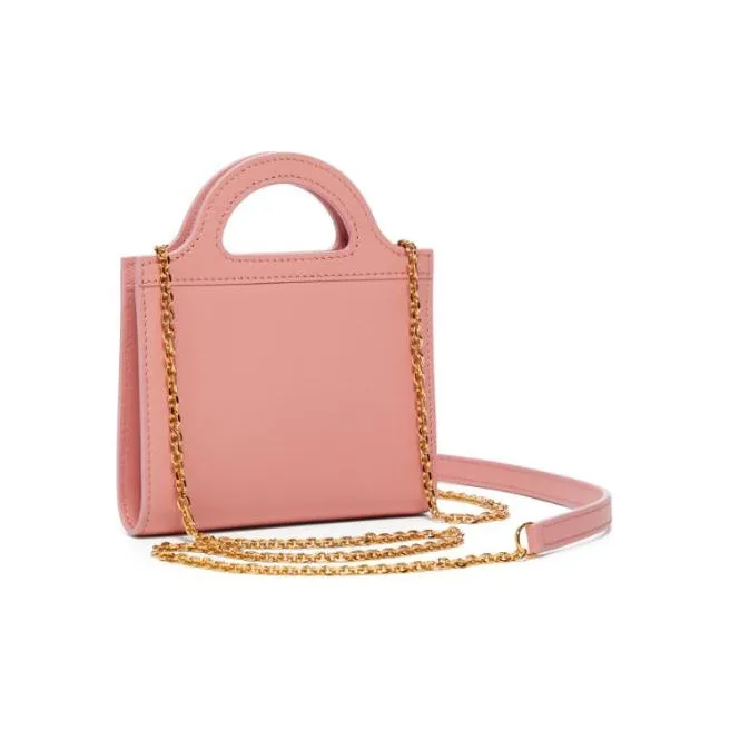 MARNI TROPICALIA Calfskin Portable Shoulder Bag Crossbody Bag Wallet Women's Light Pink-1