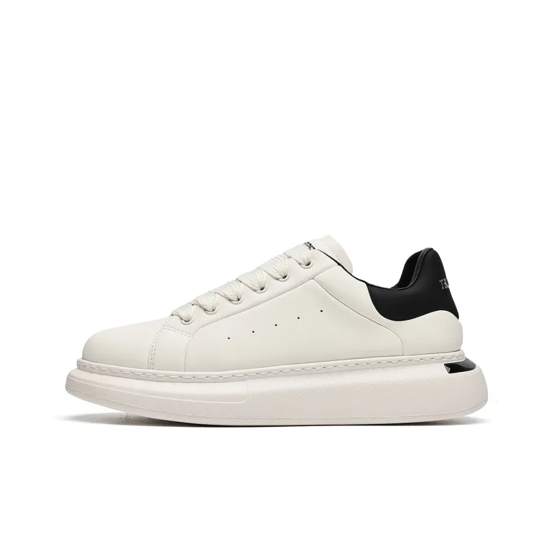 TRUMPPIPE Anti Slip And Wear Resistant Height Increasing Low Top Skateboard Shoes Men's-5