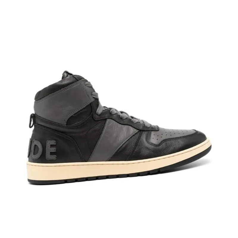 RHUDE Rhecess High top Leather Sneakers-1