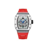 HBR989.1-White Case Red Strap