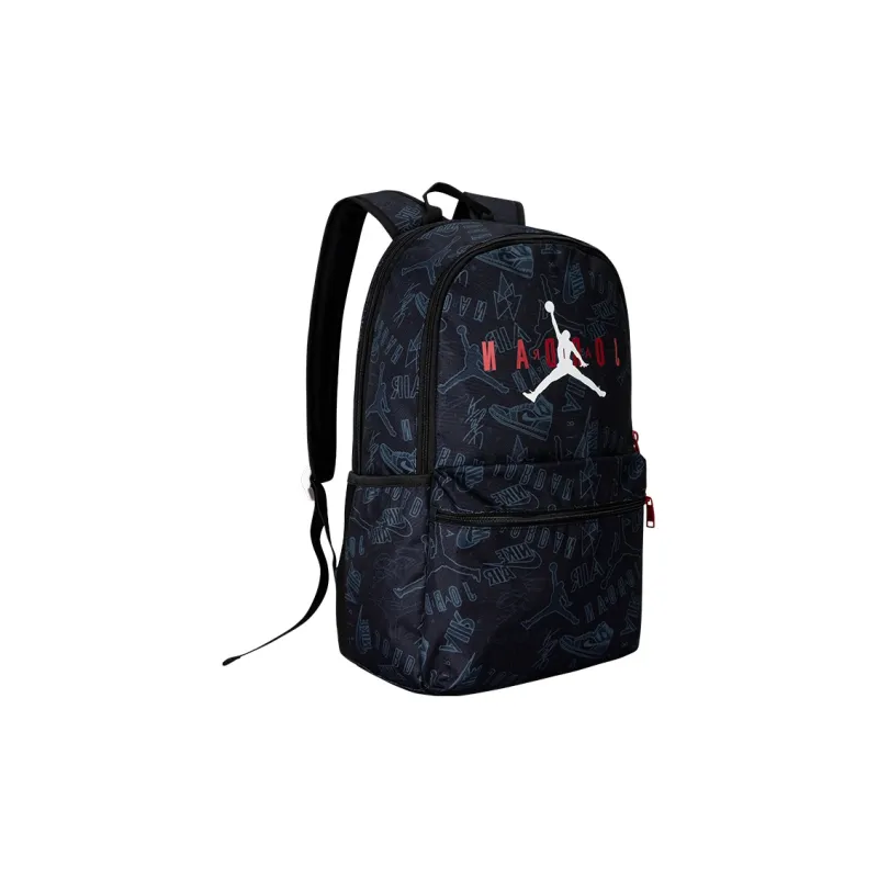 Jordan Polyester Backpack Unisex Jet Black-3