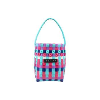 MARNI Polypropylene One Shoulder Handbags Kids' Light Blue Purple Pink