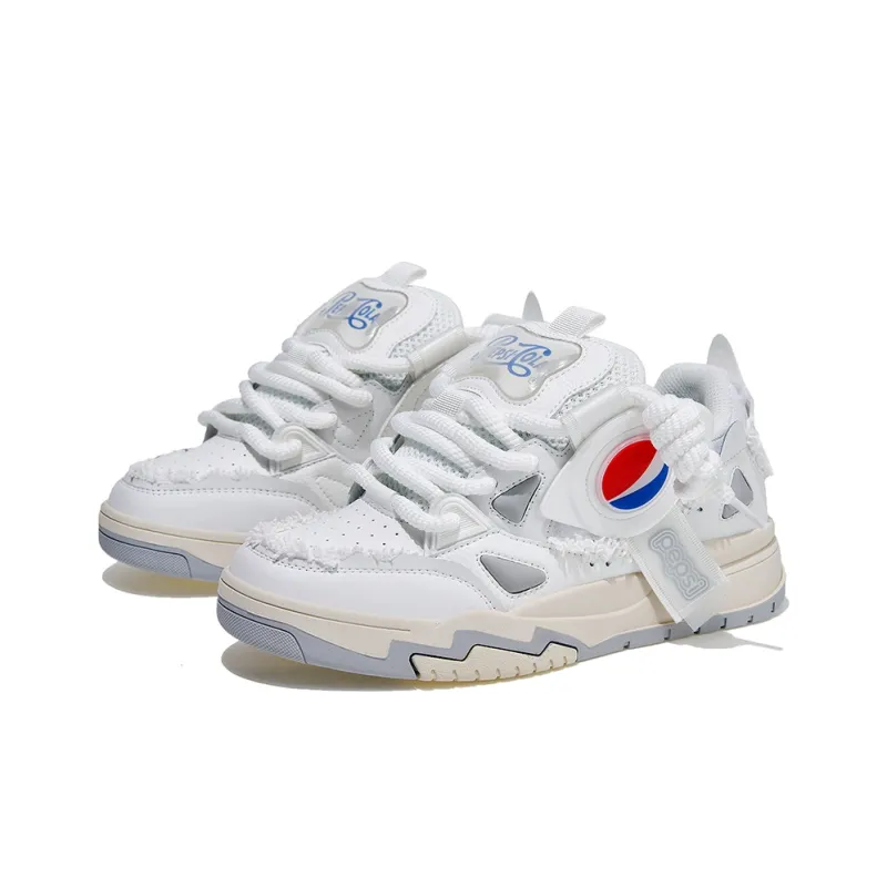 Pepsi Jelly Color Series Skateboard Shoes Unisex Low Top Denim Blue-1