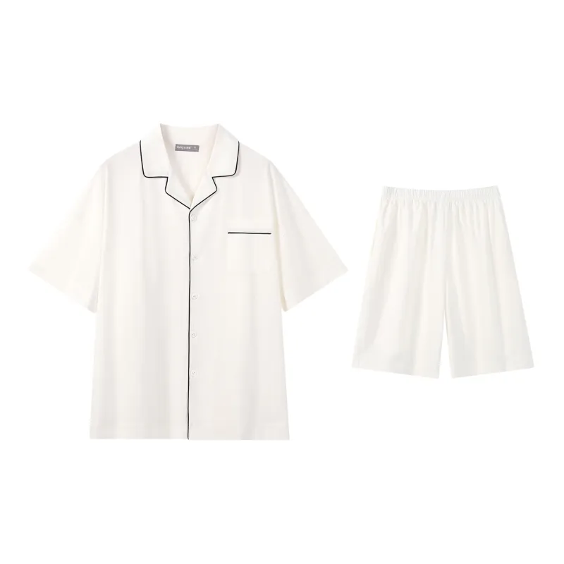 Same Language Pajama Set Unisex Serene Black-4