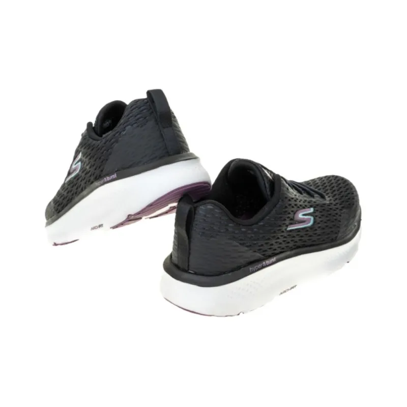 Skechers GO RUN HYPER PILLARS MAX Durable Breathable Low-Top Running Shoes Women's Black Purple-4