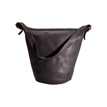 COACH Glove Tanning Bucket Bag, Handbag, Shoulder Bag Regular Women's Black
