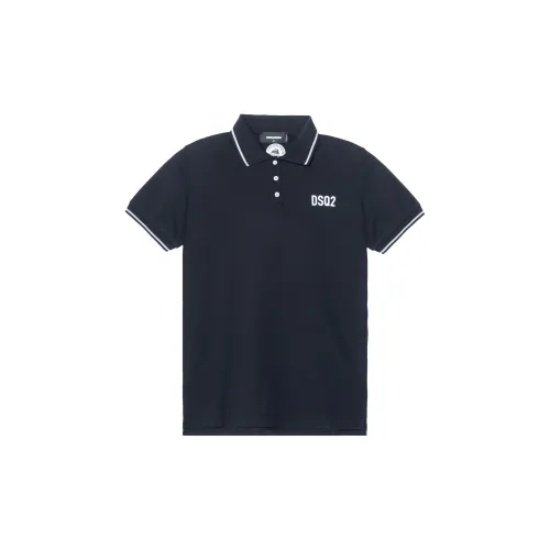 DSQUARED 2 Polo Shirts Men Black