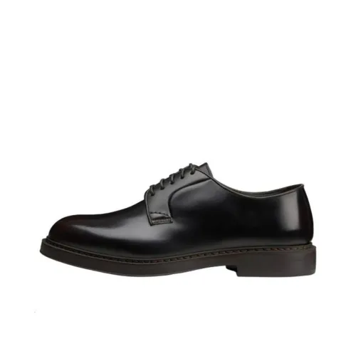 DOUCAL'S Lace-up Leather Derby Shoes