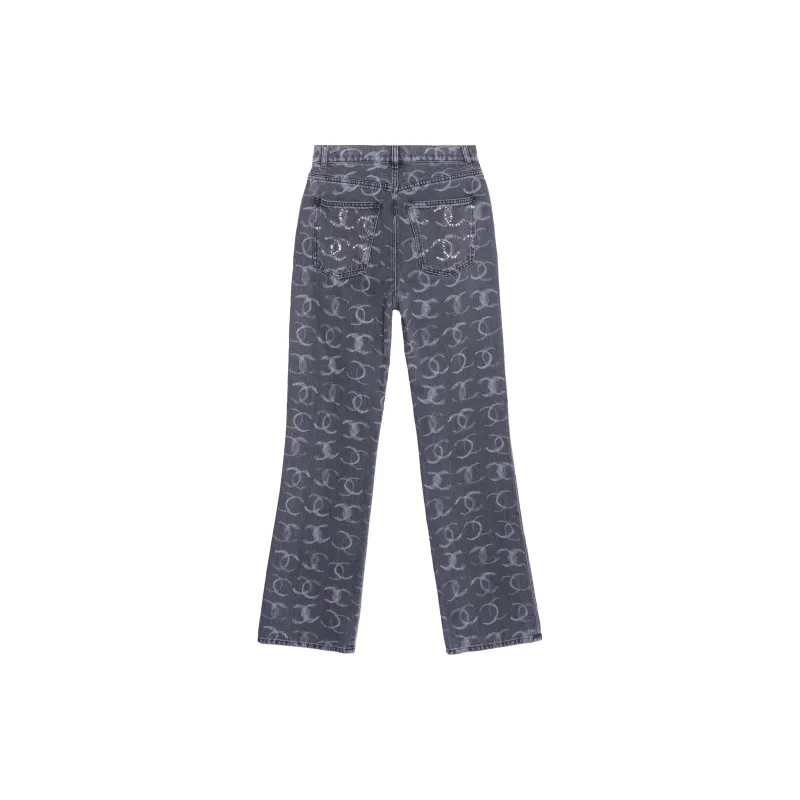CHANEL Jeans Women's Gray-1