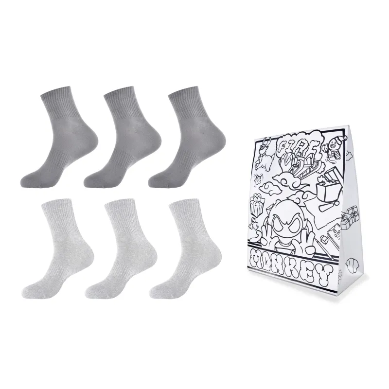 FireMonkey Mid Calf Socks Unisex 6 Pack-5
