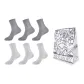 6 Pack (Dark Gray 3 Pack+Light Gray 3 Pack)+Shopping Bag