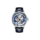 HBR910-White Case Blue Strap