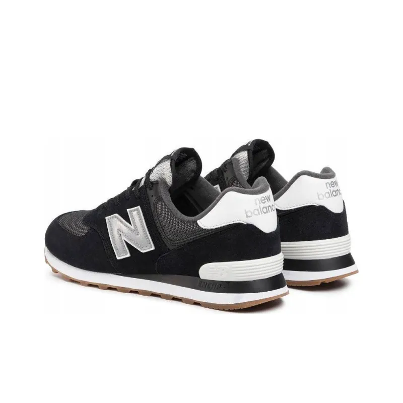 New Balance 574 Series Retro Jogging Shoes Black-2