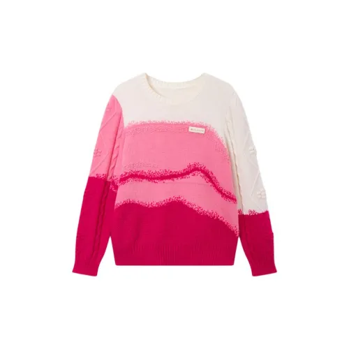 XII BASKET Sweaters Women's Rose Pink