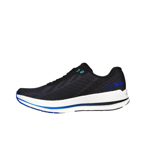 Skechers Go Run Razor 4 Running Shoes Men Low-Top Black Blue