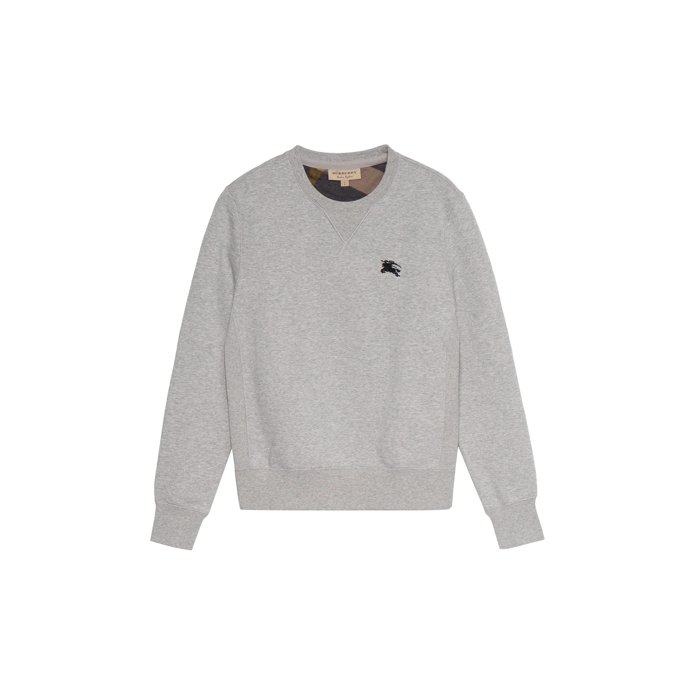 Burberry Grey Hoodies Sweatshirts on Sale Authentic POIZON