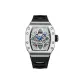 HBR989.1-White Case Black Strap