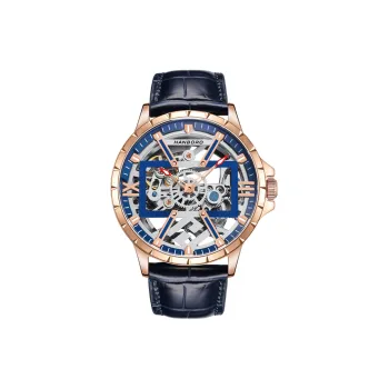HANBORO Automatic Mechanical Movement Watch Men's Watches Cut Out Dial HBR910 ML