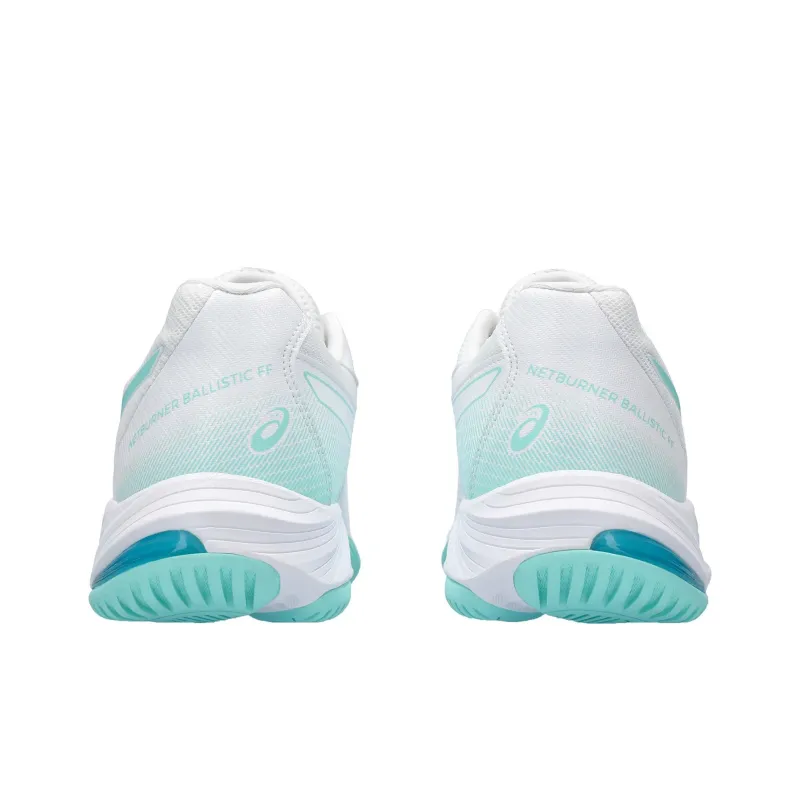 Asics Women's Netburner Ballistic FF 3 'White Illuminate Mint'-4
