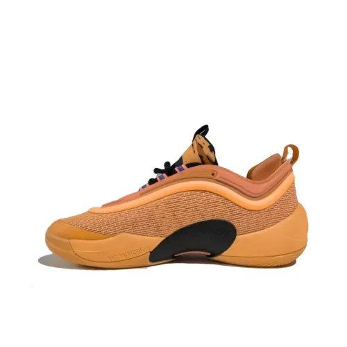 Adidas D.o.n. Issue Cushioning, Wear Resistant Low Top Basketball Shoes Unisex Orange Black