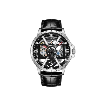 HANBORO Automatic Mechanical Movement Watch Men's Watches Cut Out Dial HBR910 BH