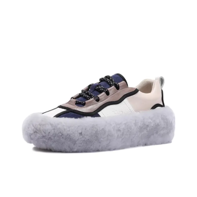 HALF AWAKE Platform Shoes Women's Gray-2