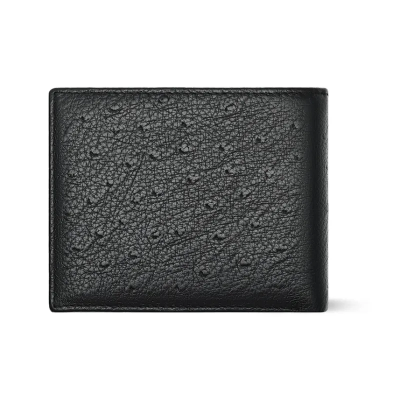 SEPTWOLVES Top Grain Sheepskin Wallets With Money Clip Unisex Black-21
