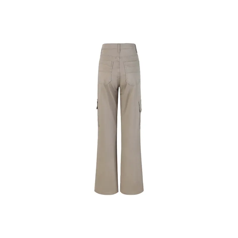 ZAZN Casual Pants Women's Khaki-1
