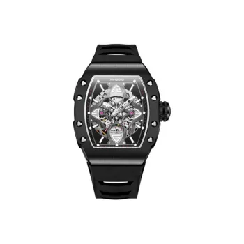 HANBORO Four-Leaf Clover Collection Automatic Mechanical Movement Watch Men's Watches Black Dial HBR989.1-HH