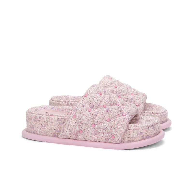 CHARLES&KEITH Slide Slipper 4.5cm Women's Pink-1