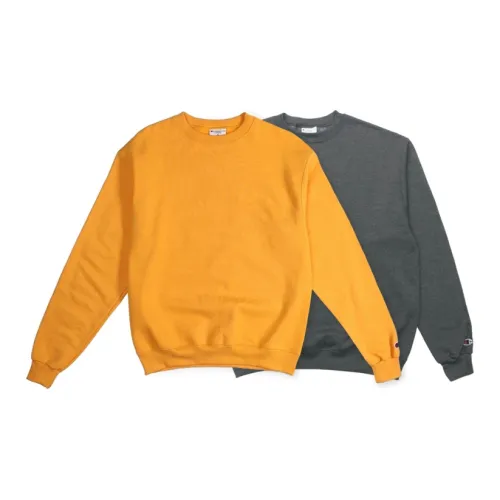 Champion Sweatshirts Unisex Golden+Dark Gray