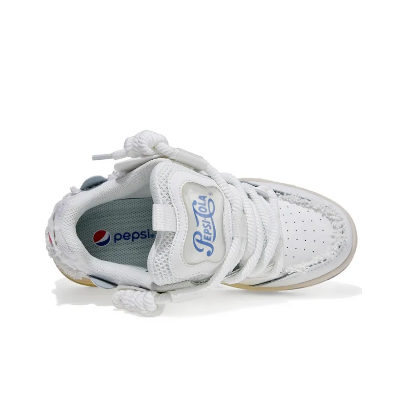 Pepsi Jelly Color Series Skateboard Shoes Unisex Low Top Denim Blue-4
