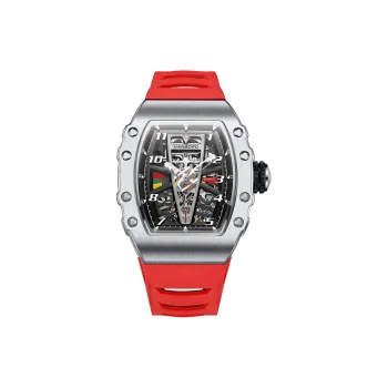 HANBORO Automatic Mechanical Movement Watch Men's Watches Cut Out Dial HBR983 BR
