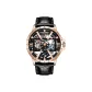 HBR910-Rose Case Black Strap