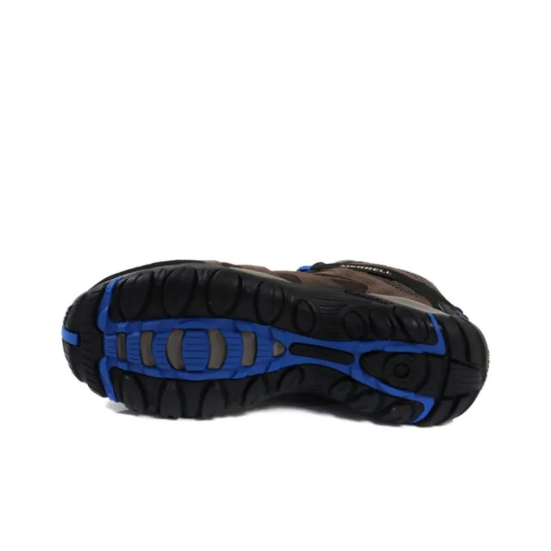 MERRELL Alverstone MID GTX Anti-Slip Wear-Resistant Mid-Top Outdoor Shoes Men's Dark Brown-3
