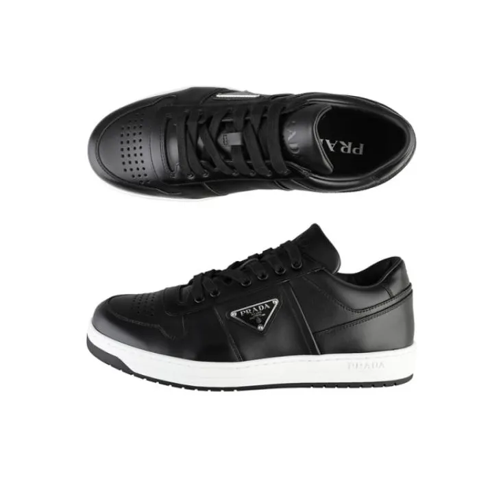 PRADA Downtown Leather 'Black White'-3