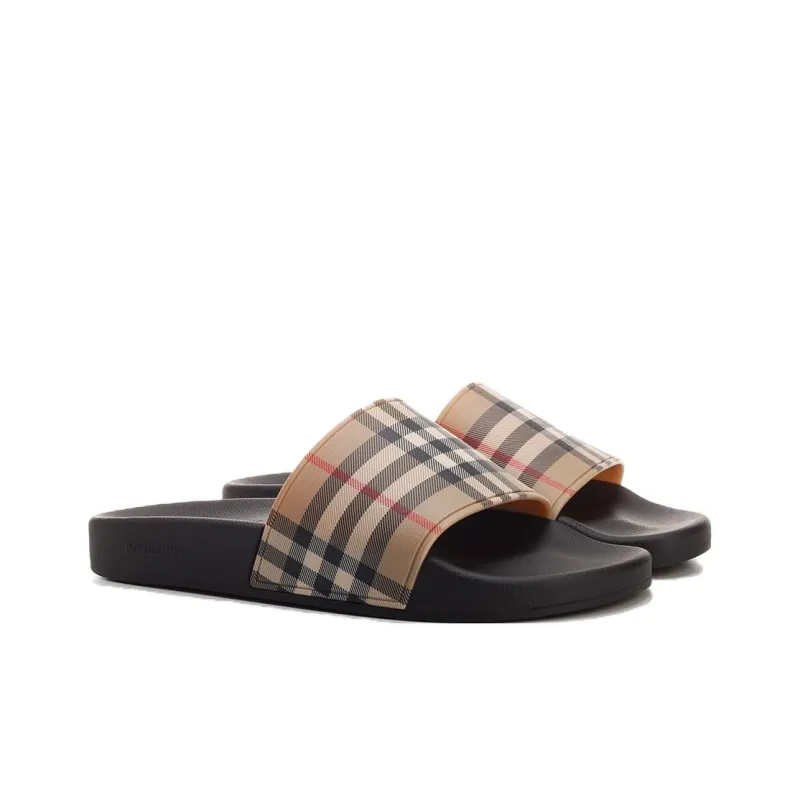 Burberry Vintage Check Slides Archive Beige-2