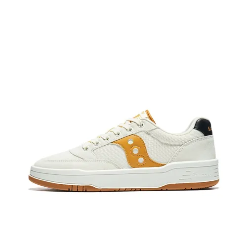 Saucony CROSS JZ Running Shoes Unisex Low-Top Apricot Cream/Black