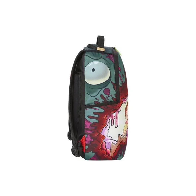 SPRAYGROUND Rick & Morty Collaboration Polyester Laptop Bag Backpack Large Size Unisex Multicolor-3