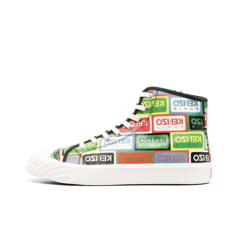 KENZO School High Top Trainers Multi-0