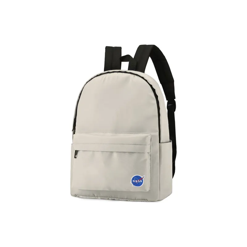 HINY NASA Collaboration Polyester Backpack Regular Unisex Gray White-1