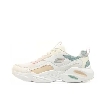 Skechers Stamina Airy 'White Green Cream Yellow Pink' Women's