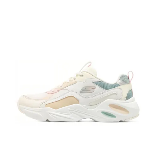 Skechers Stamina Airy 'White Green Cream Yellow Pink' Women's