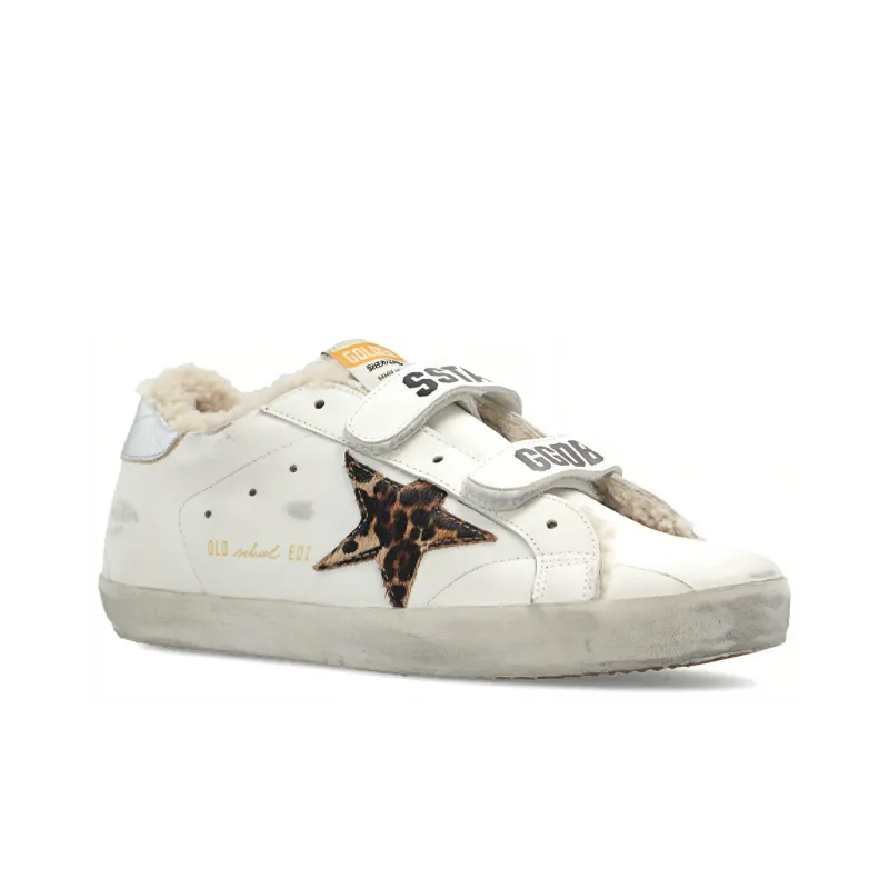 Golden Goose Old School Skateboard Shoes Women's White-2